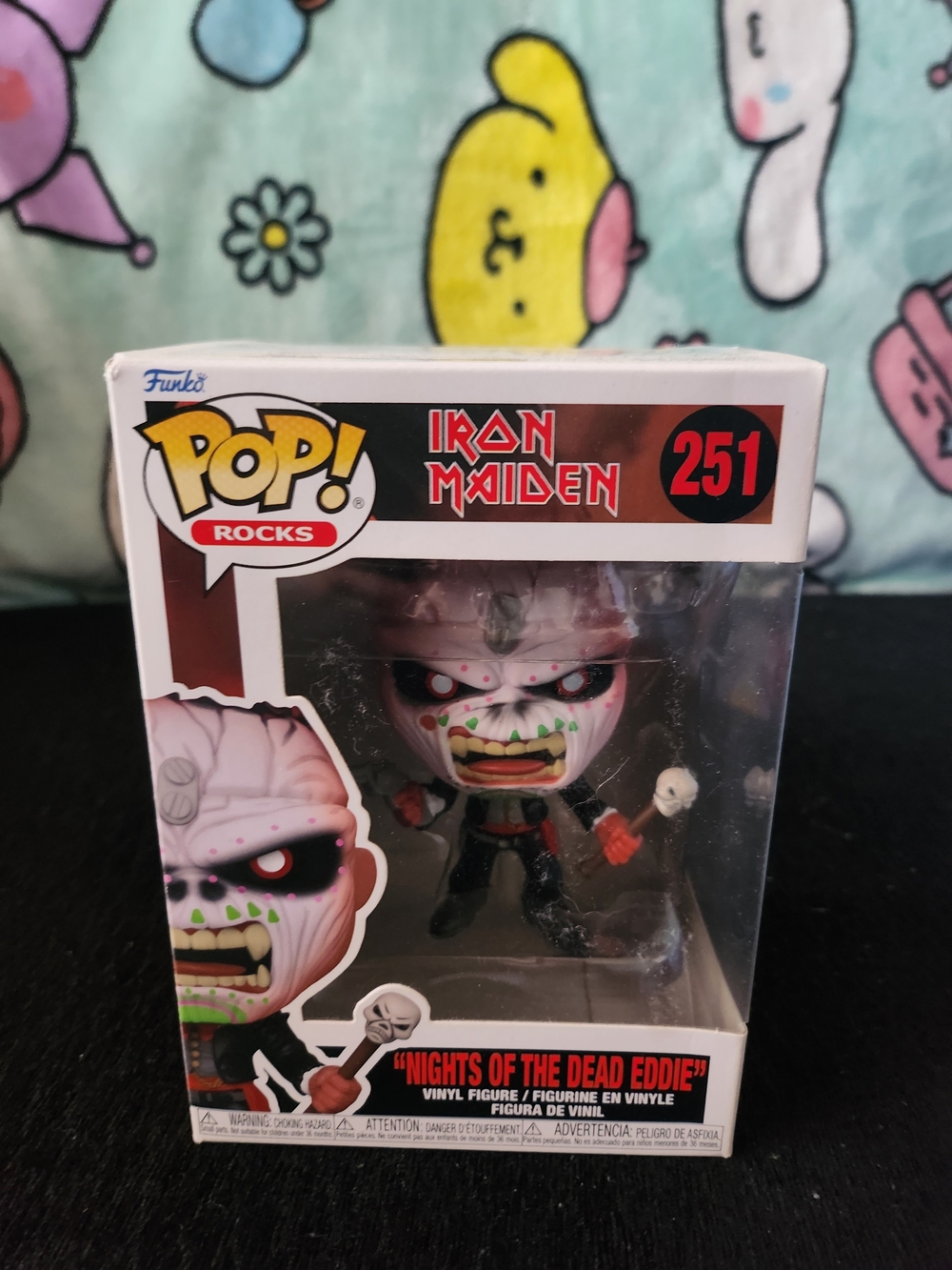 Funko Pop! Rocks Iron Maiden 'Nights of the Dead Eddie' - White/Black